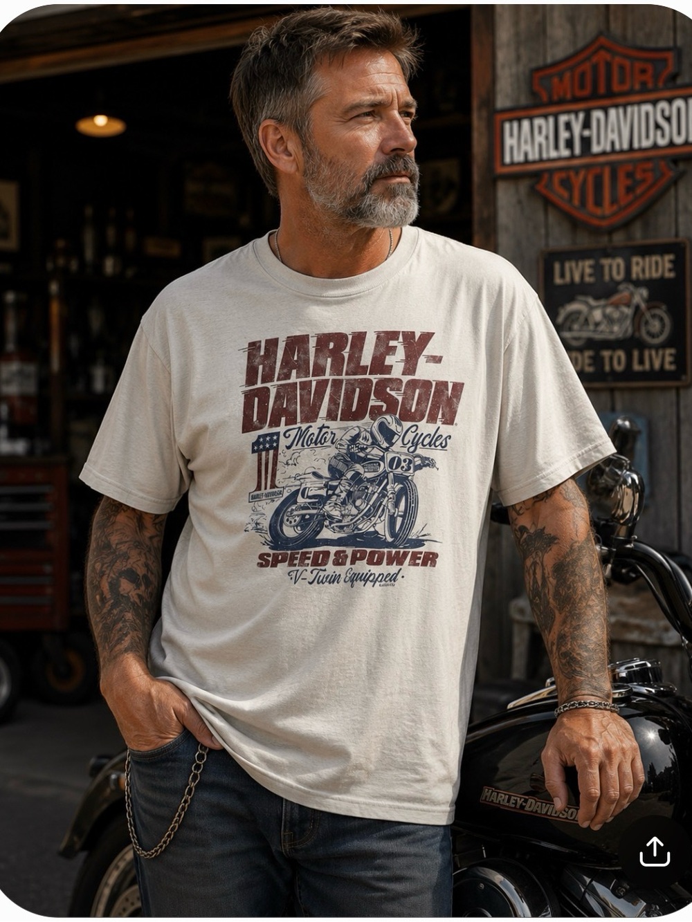 Harley Davidson  2X tee